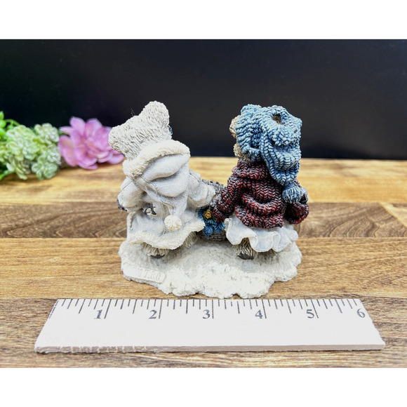 Vintage 1994 Boyds Bears & Friends Edmund & Bailey...Gathering Holly Style 2240 - Picture 2 of 6